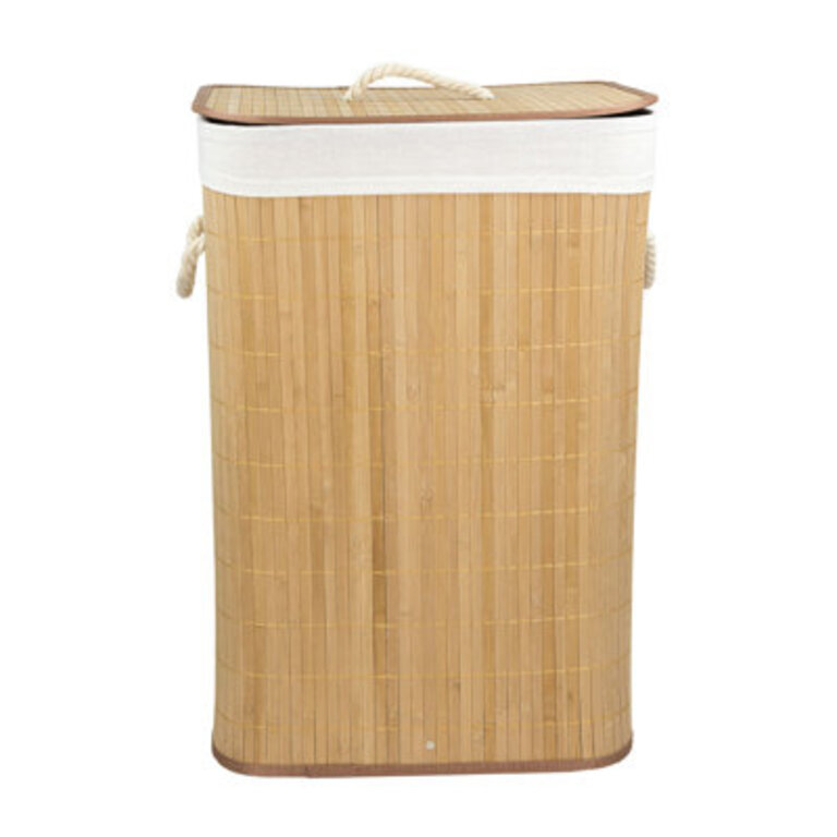 Bamboo Laundry Hamper with Handles
