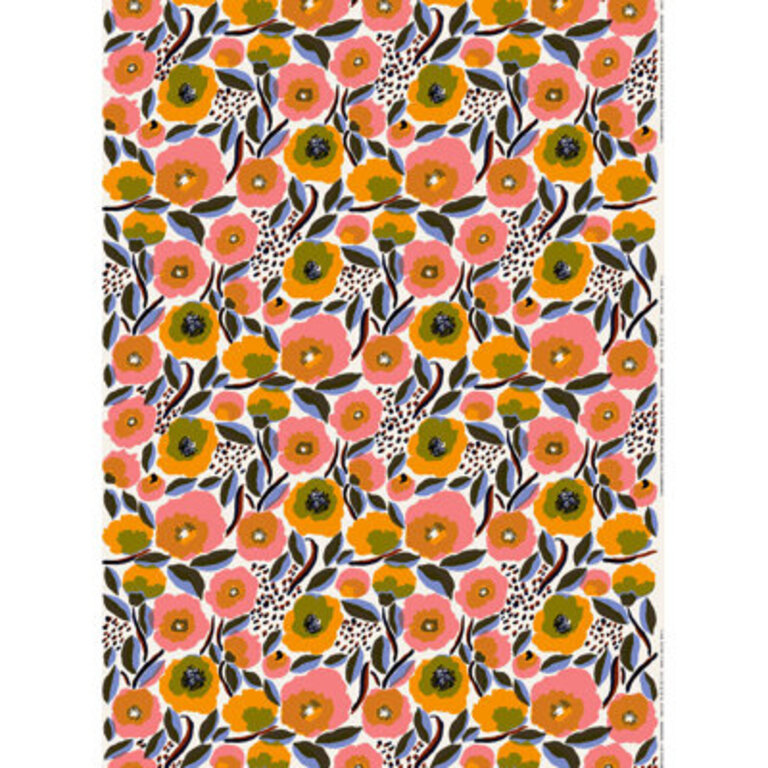Marimekko Rosarium Cotton Pink Duvet Cover Set