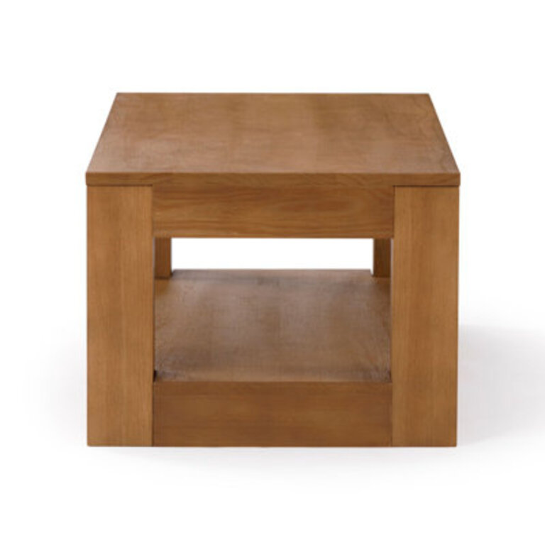 Casmey Solid Wood Rectangle Coffee Table with Storage