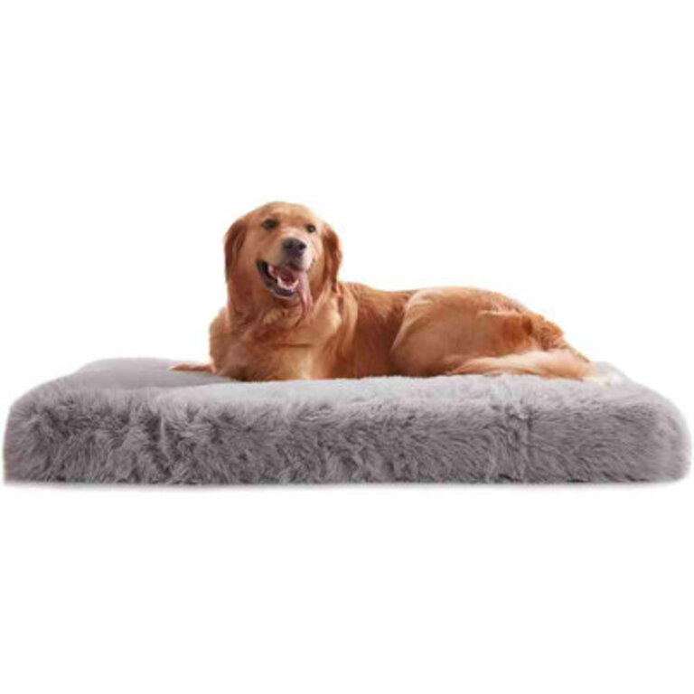 Elese Orthopedic Faux Leather Pet Bed