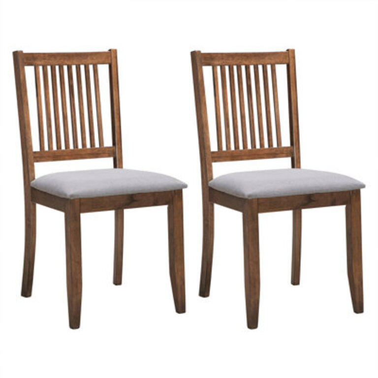 Set of 2 Swick Wooden Dining Chairs