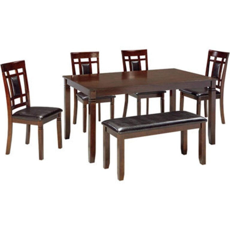 Leger 6 - Person Four Leg Dining Set