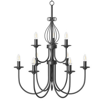 9 - Light Dimmable Classic  Traditional Chandelier