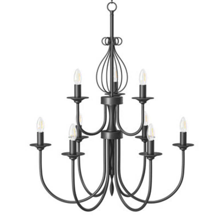 9 - Light Dimmable Classic  Traditional Chandelier