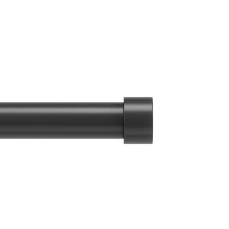 Cappa Adjustable 1 Steel Single Curtain Rod Set
