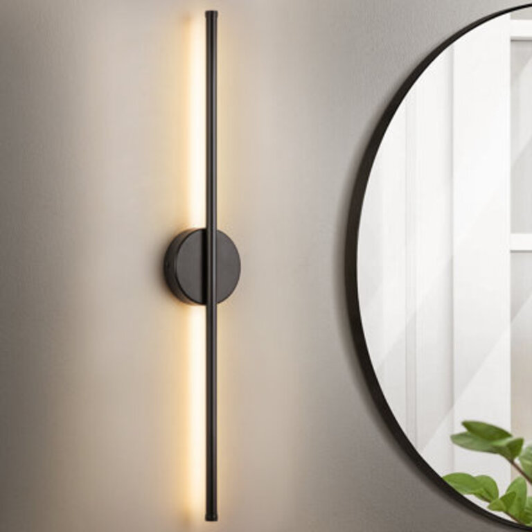 Brynie Iron Metal LED Hardwired Semi Flush Mounted Sconce