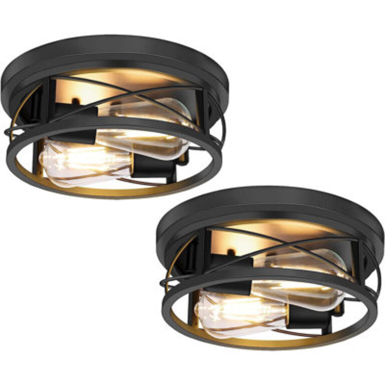 Black Flush Mount Ceiling Light Fixtures