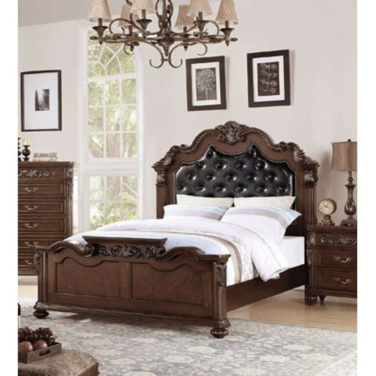 Liao Vegan Leather Standard Bed