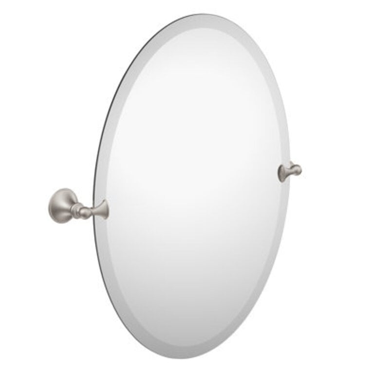 Moen Glenshire Contemporary Beveled Frameless Vanity Mirror