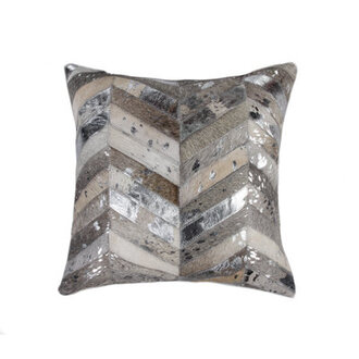 Torino LeatherSuede Throw Square Pillow Cover  Insert
