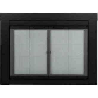 Ablah Bifold Steel Fireplace Door