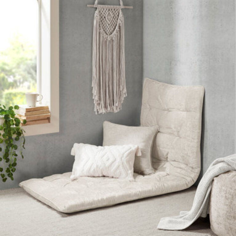 Edelia Poly Chenille Lounge Floor Pillow Cushion