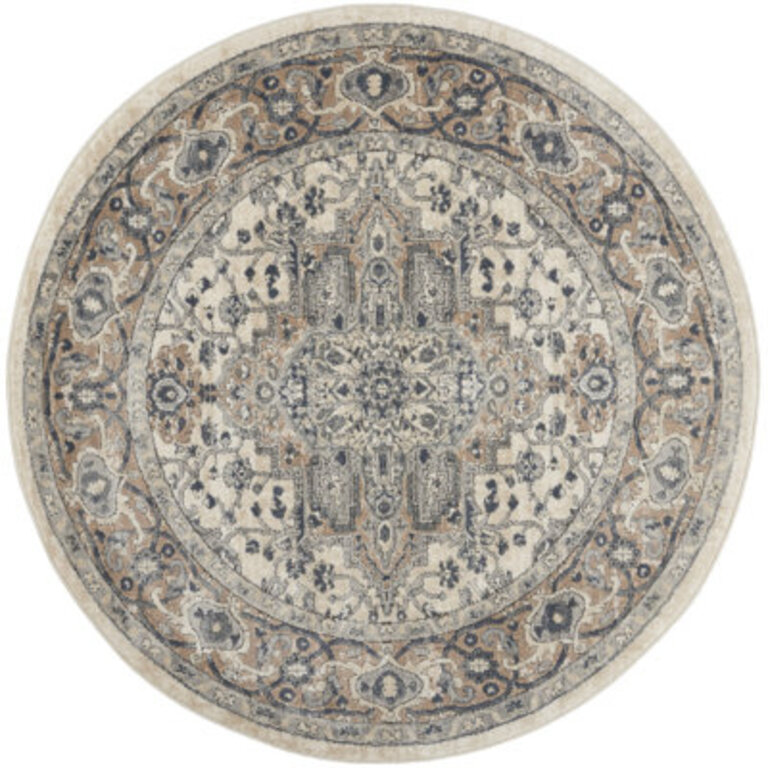 Jurado Oriental IvoryGrayBeige Area Rug