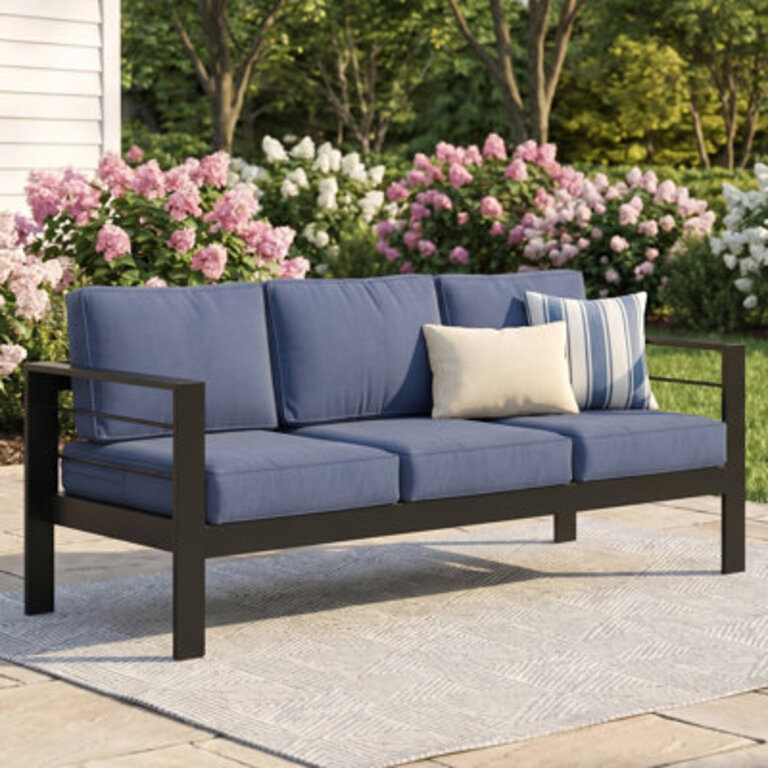 Brandtley Aluminum Patio Sofa