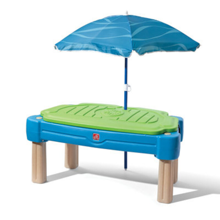 Step2 Cascading Cove Toddler Outdoor Water and Sand Table with Cover
