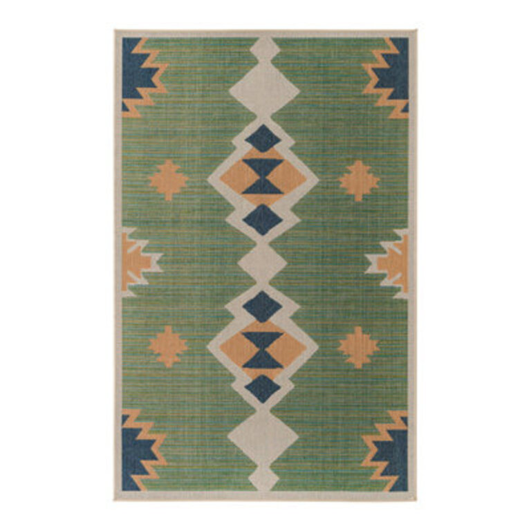 Lauryn Machine Woven Moroccan Indoor and Outdoor Area Rug
