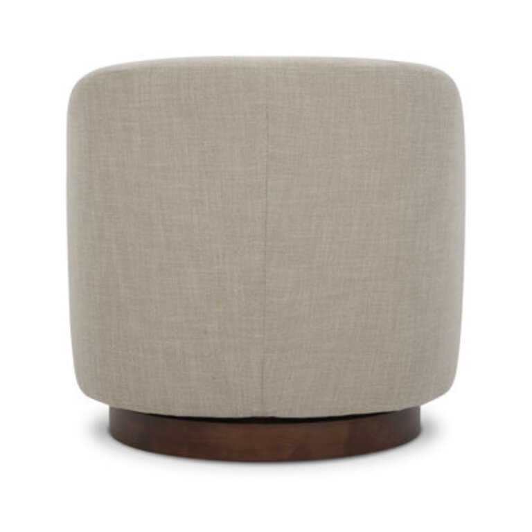 Bennett Upholstered Swivel Barrel Chair