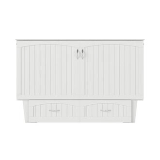 Kindig Murphy Bed Chest with 6 Mattress Storage and Built-in Charger