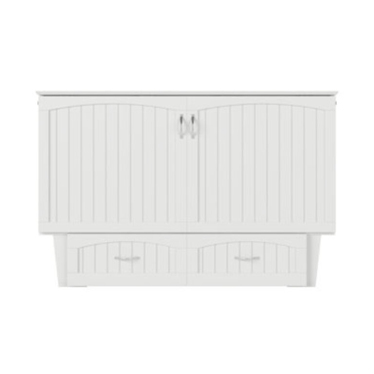 Kindig Murphy Bed Chest with 6 Mattress Storage and Built-in Charger