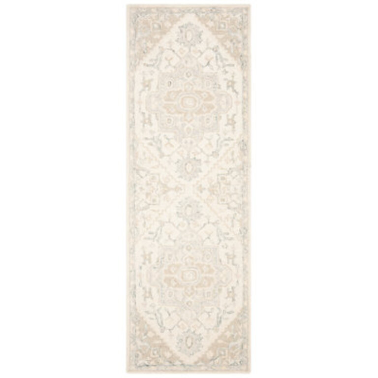 Barden Oriental Handmade Flatweave Wool Ivory/Beige Area Rug