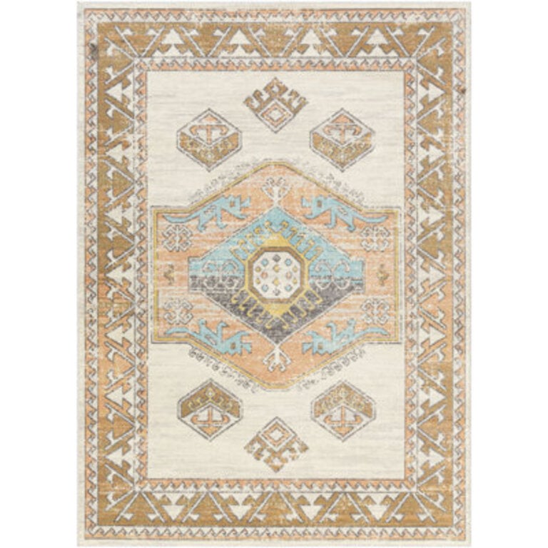 Epps Southwestern Stain Resistant Machine Woven Indoor  Outdoor Area Rug