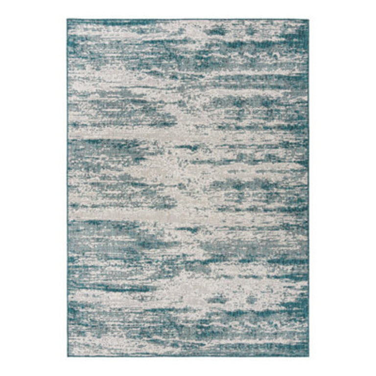 Teal Cartago IndoorOutdoor Modern Rug