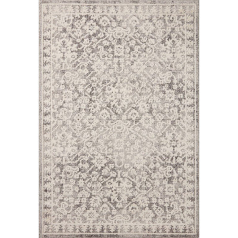 Magnolia Home by Joanna Gaines x Loloi Gigi Grey  Ivory Area Rug