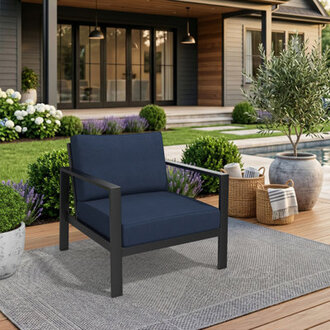 Outdoor Deep Seating Cushion With Sunbrella Fabric