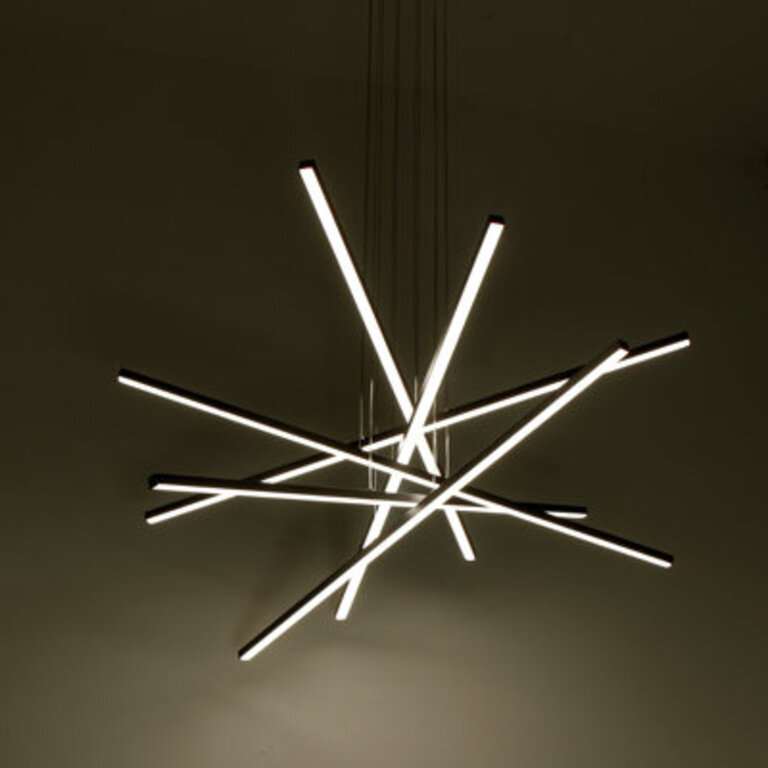 Renato 6-Light Modern Chandelier Kitchen Island pendant for Living Room Staircase Switch Dimmable