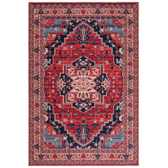 Chenard Oriental RedBeige Area Rug