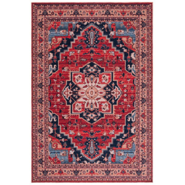 Chenard Oriental RedBeige Area Rug