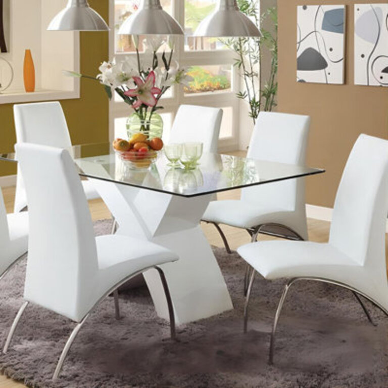 Melillo Glass Top Dining Table