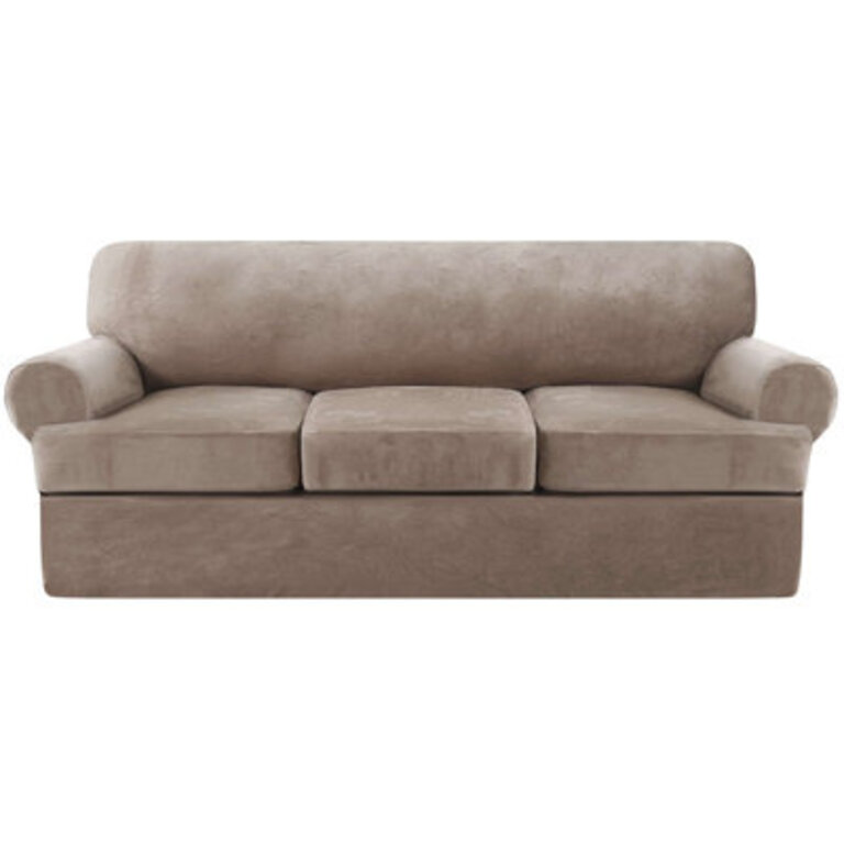 ThickVelvetSlipcoverswithTCushionCover Machine Washable