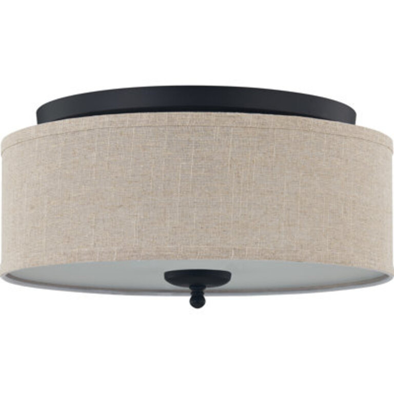 Blueprint Collection Fabric Flush Mount