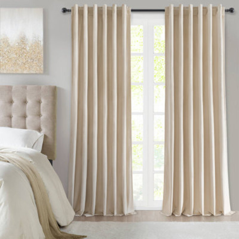 Aikens Blackout Rod Pocket and Back Tab Curtain Panel Set of 2