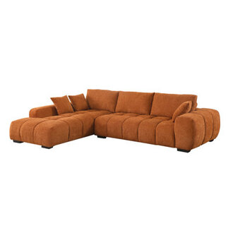 Swapan Modern Chenille Couch Sofa Sectional with Deep Tufted Seat