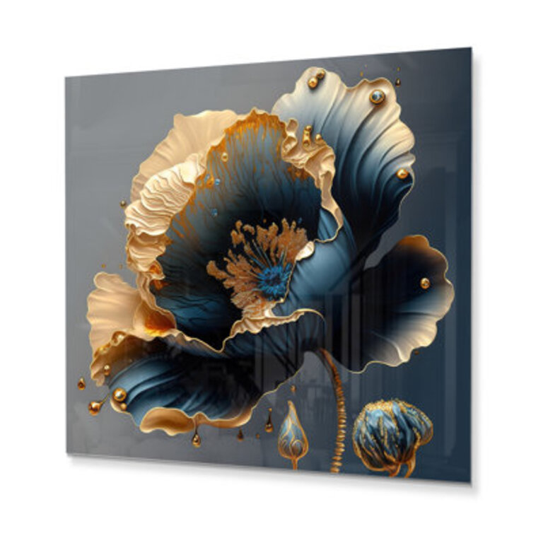 Elman Floral Metal Wall Art