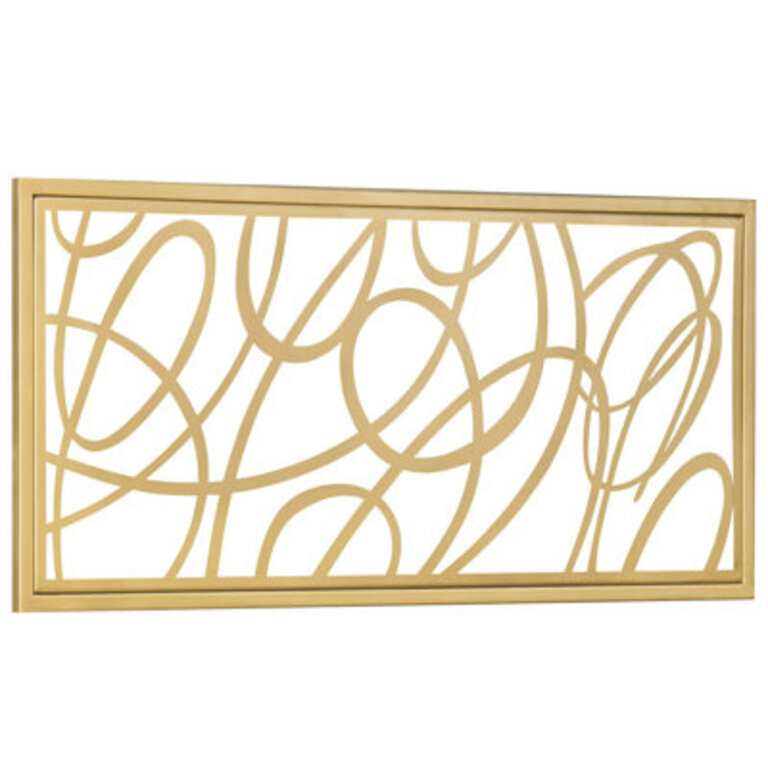 Glam Abstract Wall Decor on Metal