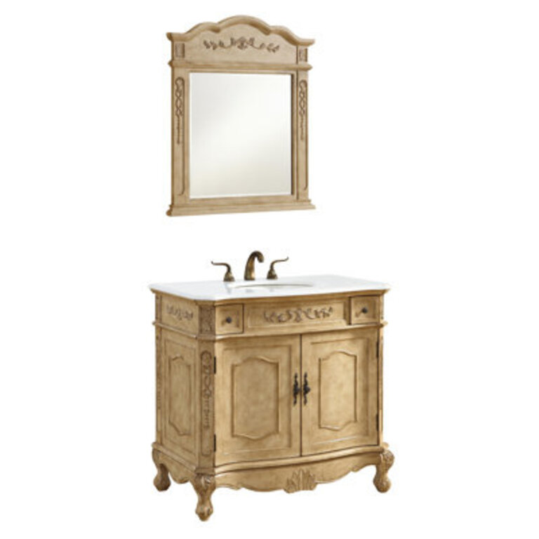 Lunette Single Bathroom Vanity Set