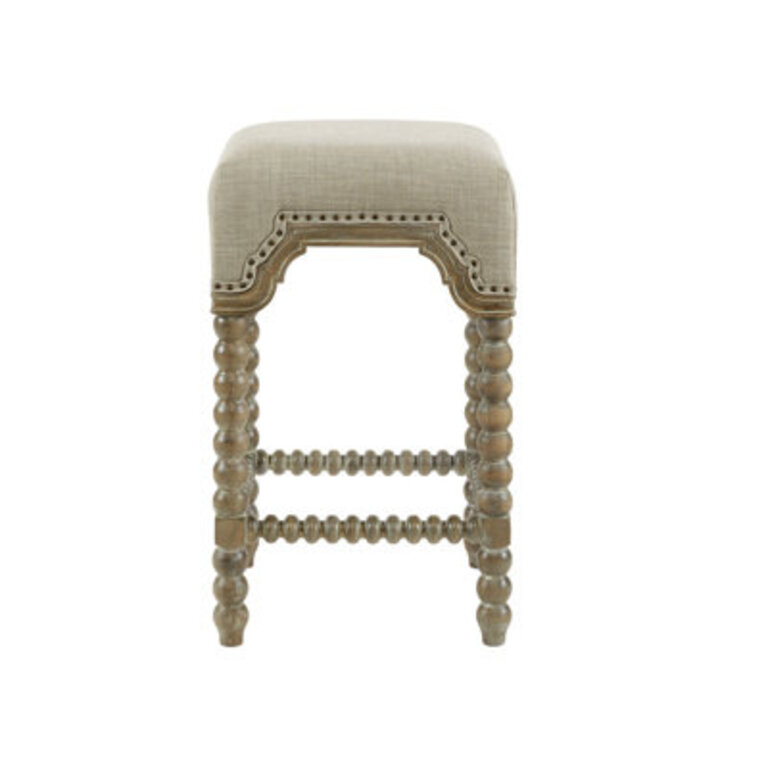 Fruge Farmhouse Solid Wood Counter Stool