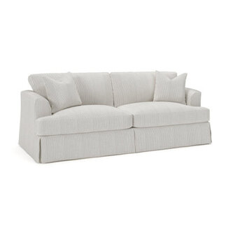 Lucia Recessed Arm Slipcovered Sofa