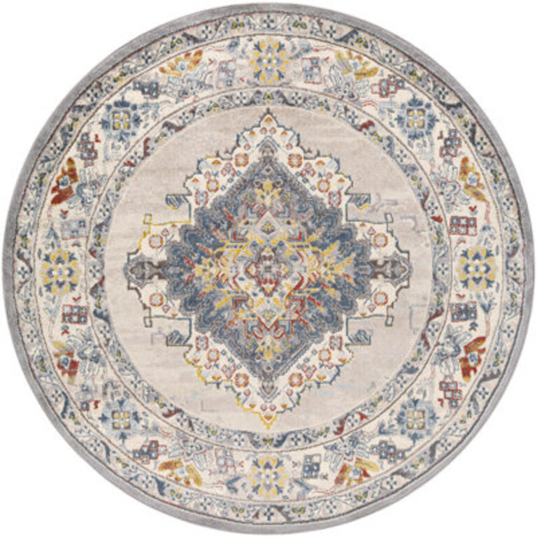 Kucera Flatiron Oriental Gray Area Rug