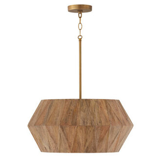 Nadeau 4 - Light White Geometric Pendant