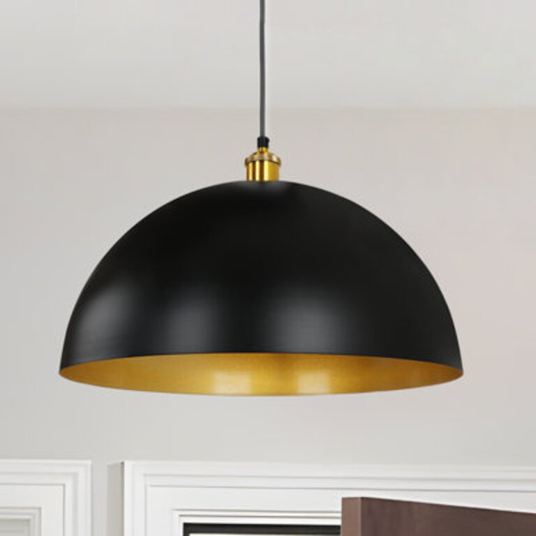 177 in 1-Light Large Dome Industrial Dining Pendant Light