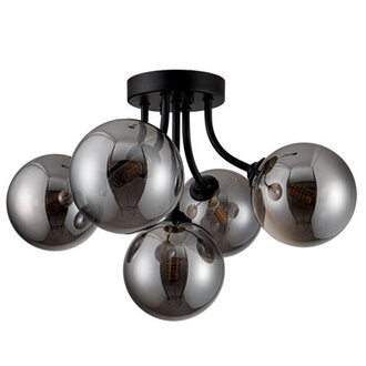 Sputnik Bohr Glass Flush Mount Light Sputnik Light Fixture Bathroom Ceiling Light Bedroom Lights for Ceiling Entryway Light Fixture