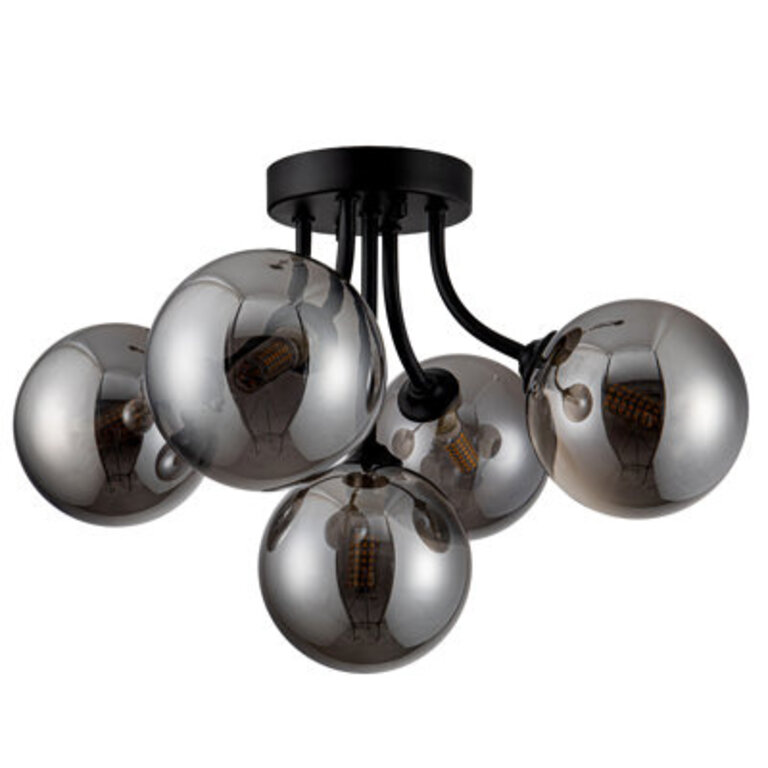 Sputnik Bohr Glass Flush Mount Light Sputnik Light Fixture Bathroom Ceiling Light Bedroom Lights for Ceiling Entryway Light Fixture
