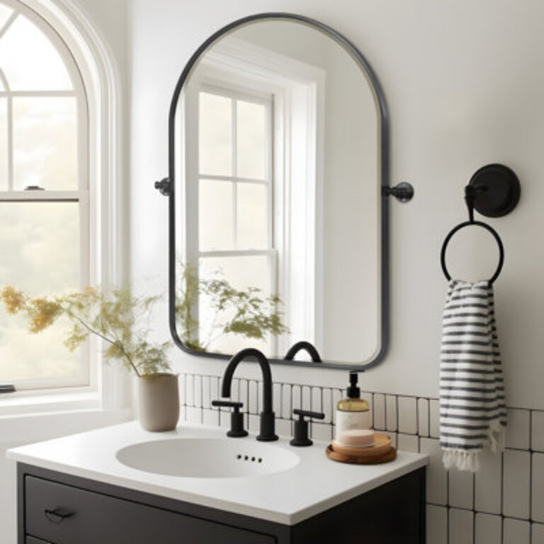 Norita Metal Arch Mirror