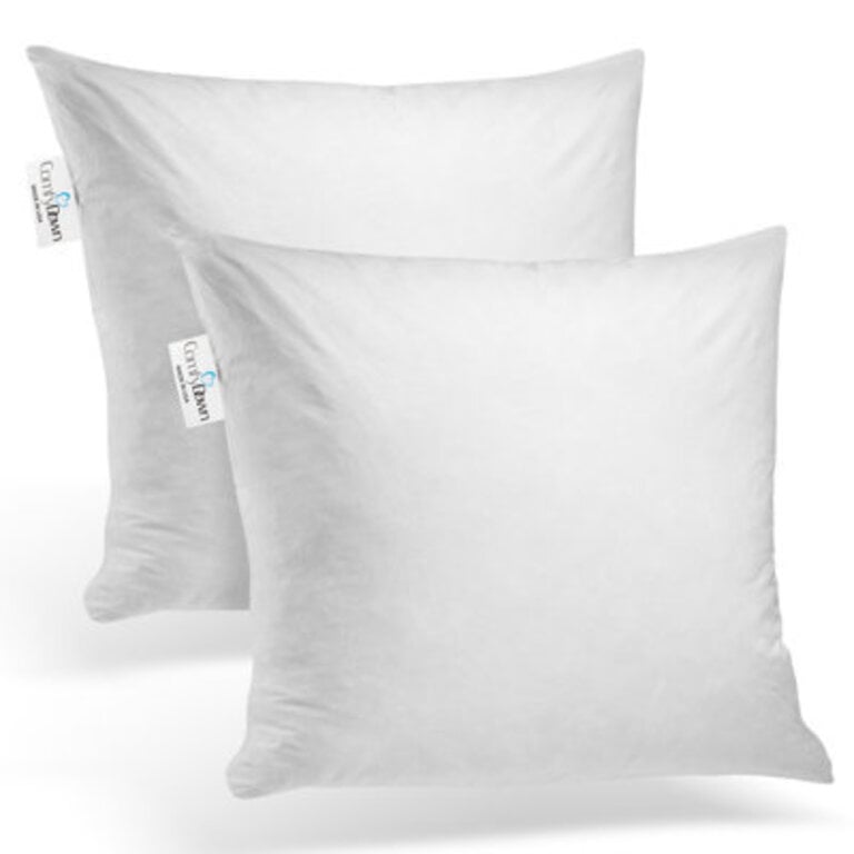 Decorative Down Feathers Fill Square Pillow Insert