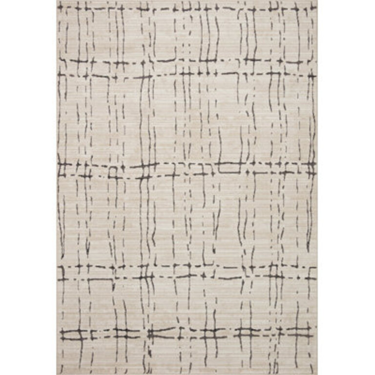Loloi Darby Sand  Dark Grey Area Rug