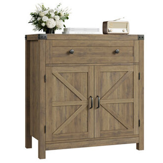 Allencoe 299 W 2-Door Manufactured Wood Accent Cabinet